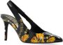 Versace Jeans Couture Zwarte Pumps voor Vrouwen Multicolor Dames - Thumbnail 9