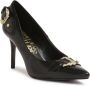 Versace Jeans Couture Zwarte Pumps voor Vrouwen Aw24 Black Dames - Thumbnail 4