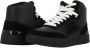 Versace Jeans Couture Zwarte leren hoge sneakers Black Dames - Thumbnail 2