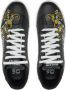 Versace Jeans Couture Zwarte leren logo sneakers Black Heren - Thumbnail 8