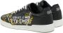 Versace Jeans Couture Zwarte leren logo sneakers Black Heren - Thumbnail 9