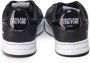 Versace Jeans Couture Zwarte Leren Sneakers met Witte Details Black Heren - Thumbnail 2