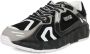 Versace Jeans Couture Zwarte Nylon Sneaker met Suède Details Black Heren - Thumbnail 3