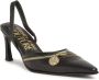 Versace Jeans Couture Zwarte Pumps voor Vrouwen Aw24 Black Dames - Thumbnail 4