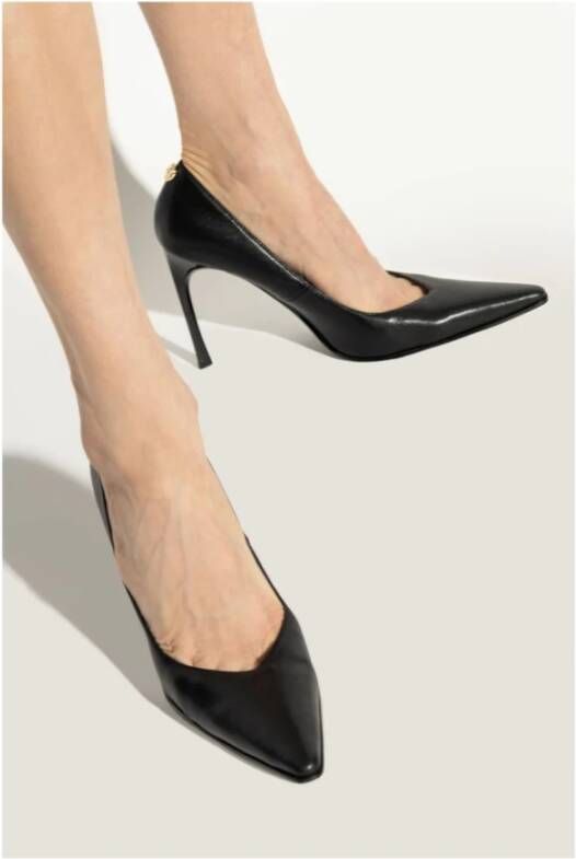 Versace Jeans Couture Zwarte Pumps voor Vrouwen Black Dames