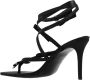 Versace Jeans Couture Zwarte Sandalen Elegante Dameshakken Black Dames - Thumbnail 9