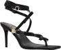 Versace Jeans Couture Zwarte Sandalen Elegante Dameshakken Black Dames - Thumbnail 10