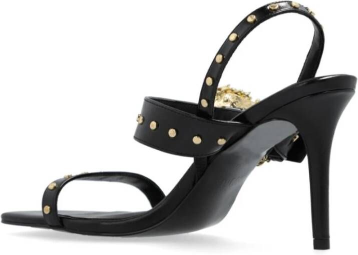 Versace Jeans Couture Zwarte Sandalen met ***cv Black Dames