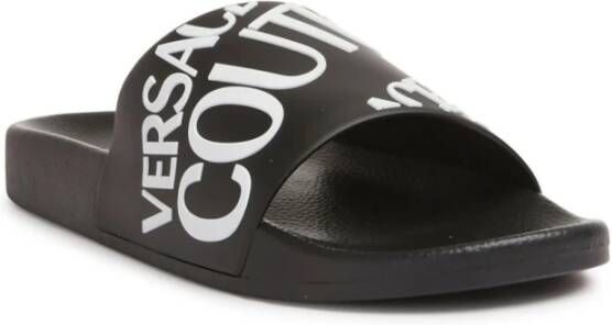 Versace Jeans Couture Zwarte sandalen voor vrouwen Black Heren