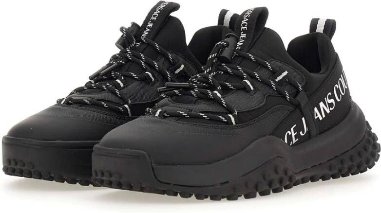 Versace Jeans Couture Zwarte Sneakers Black Heren