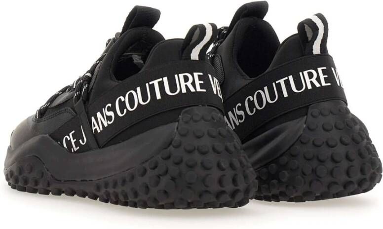 Versace Jeans Couture Zwarte Sneakers Black Heren