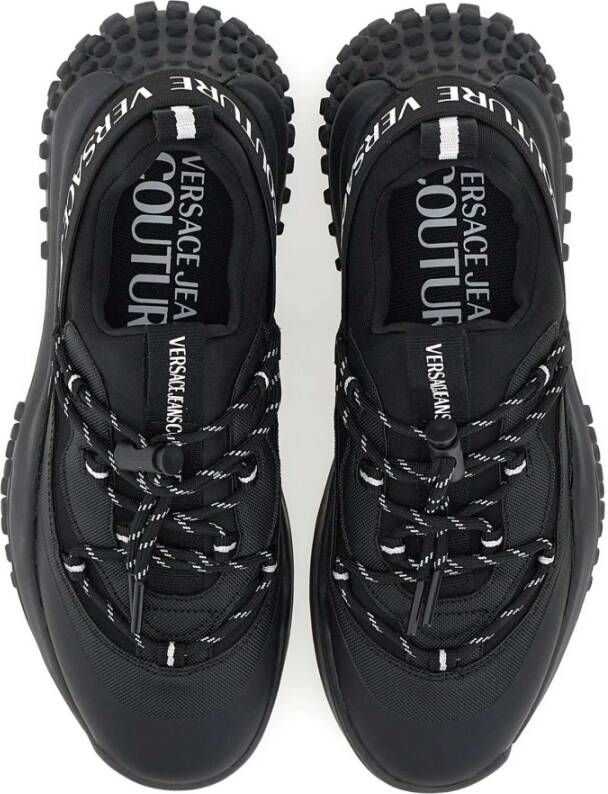 Versace Jeans Couture Zwarte Sneakers Black Heren