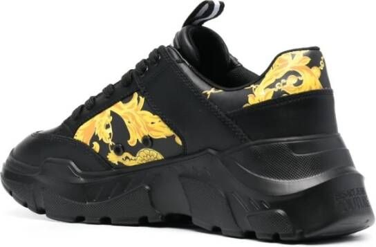 Versace Jeans Couture Zwarte Sneakers CV Stijl Zwart Heren