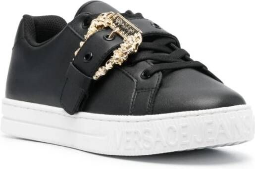 Versace Jeans Couture Zwarte Sneakers CV Zwart Dames