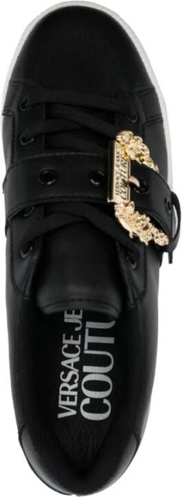 Versace Jeans Couture Zwarte Sneakers CV Zwart Dames