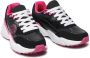 Versace Jeans Couture Zwarte Sneakers met Fuchsia Details Black Dames - Thumbnail 3