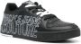 Versace Jeans Couture Zwarte Sneakers Paneelontwerp Logo Print Black Heren - Thumbnail 5