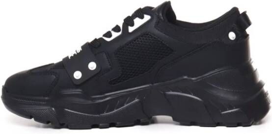 Versace Jeans Couture Zwarte Sneakers voor Mannen Aw24 Black Heren