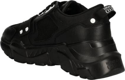 Versace Jeans Couture Zwarte Sneakers voor Mannen Black Heren