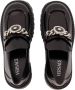 Versace Leather flats Black Dames - Thumbnail 4