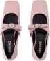 Versace Leather flats Pink Dames - Thumbnail 4