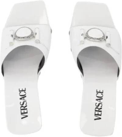 Versace Leather heels White Dames