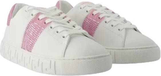 Versace Leather sneakers White Dames