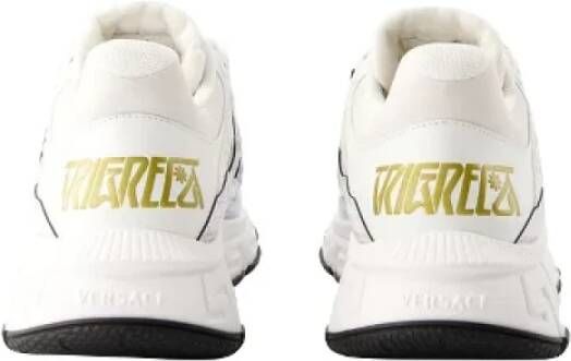 Versace Leather sneakers White Dames