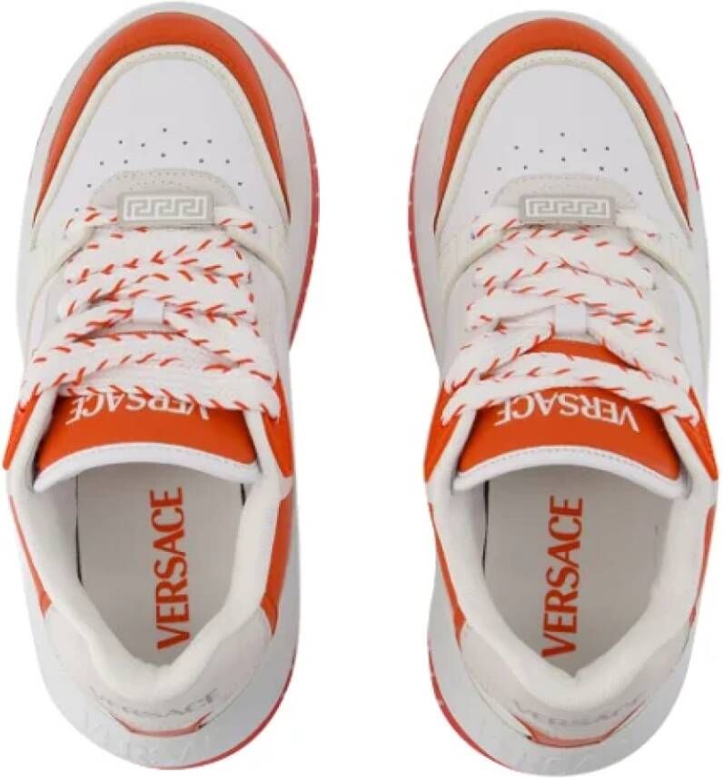 Versace Leather sneakers White Dames