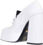 Versace Leren Loafers met Logo Detail White Dames - Thumbnail 3