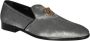 Versace Leren Moccasins met Metalen Detail Gray Heren - Thumbnail 2