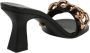 Versace Leren Sandalen Hakhoogte: 3.5 Black Dames - Thumbnail 3