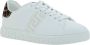 Versace Luipaardprint Leren Sneakers White Heren - Thumbnail 2