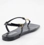 Versace Zwarte Sandalen met Slangenprint Leer Black Dames - Thumbnail 5