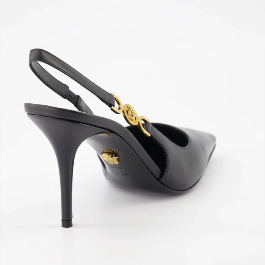 Versace Medusa '95 Slip-On Stiletto Hakken Black Dames