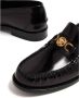 Versace Medusa Plaque Zwarte Kalfleren Mocassins Black Heren - Thumbnail 9