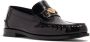 Versace Medusa Plaque Zwarte Kalfleren Mocassins Black Heren - Thumbnail 10