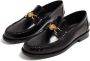 Versace Medusa Plaque Zwarte Kalfleren Mocassins Black Heren - Thumbnail 11