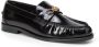 Versace Gouden Medusa '95 Leren Mocassins Black Dames - Thumbnail 9