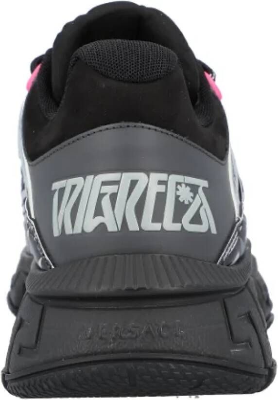 Versace Polyester sneakers Black Heren