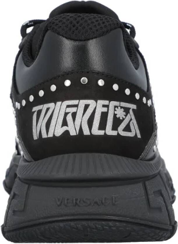 Versace Polyester sneakers Black Heren