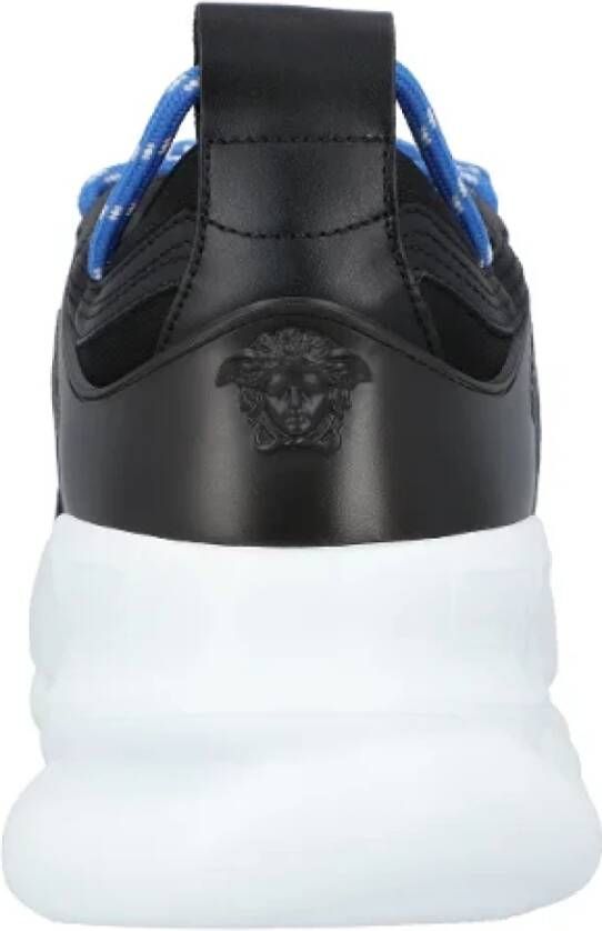 Versace Polyester sneakers Black Heren