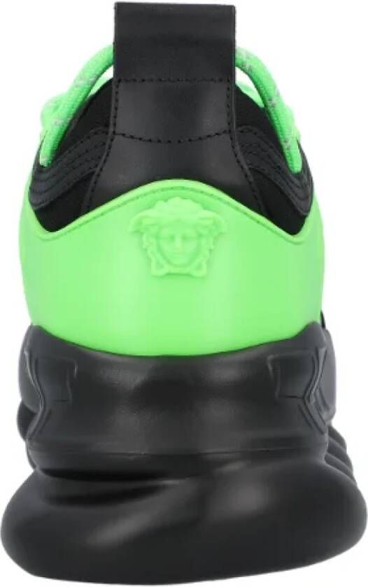 Versace Polyester sneakers Green Heren