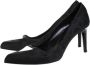 Versace Pre-owned Canvas heels Black Dames - Thumbnail 3