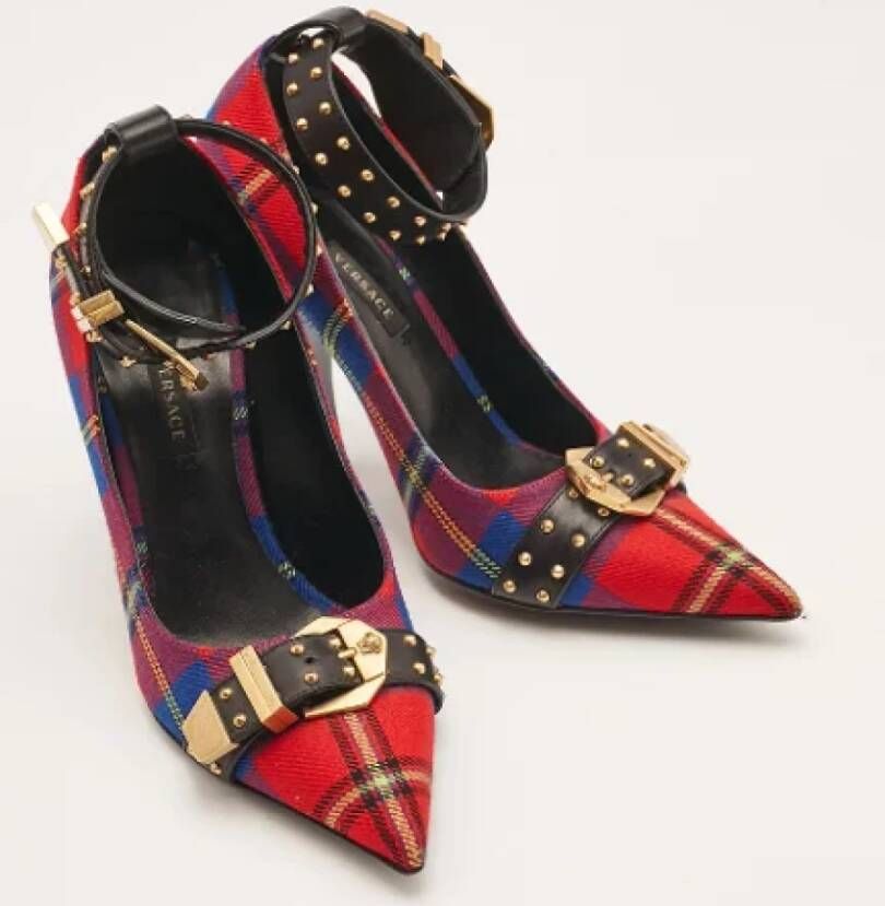 Versace Pre-owned Canvas heels Multicolor Dames