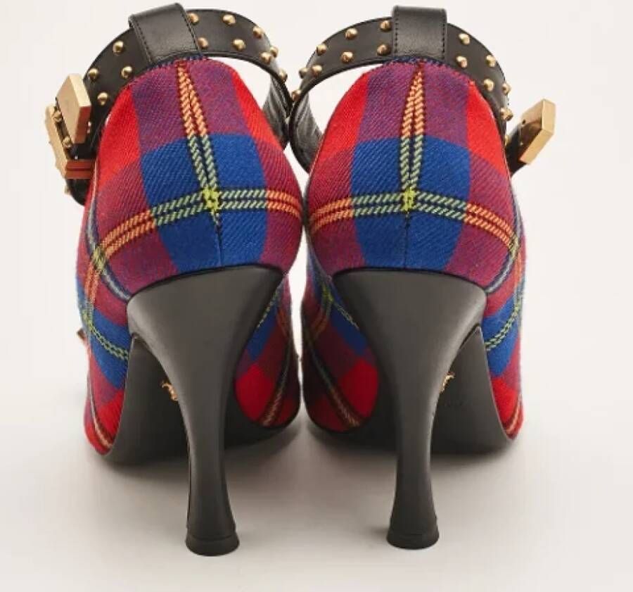 Versace Pre-owned Canvas heels Multicolor Dames