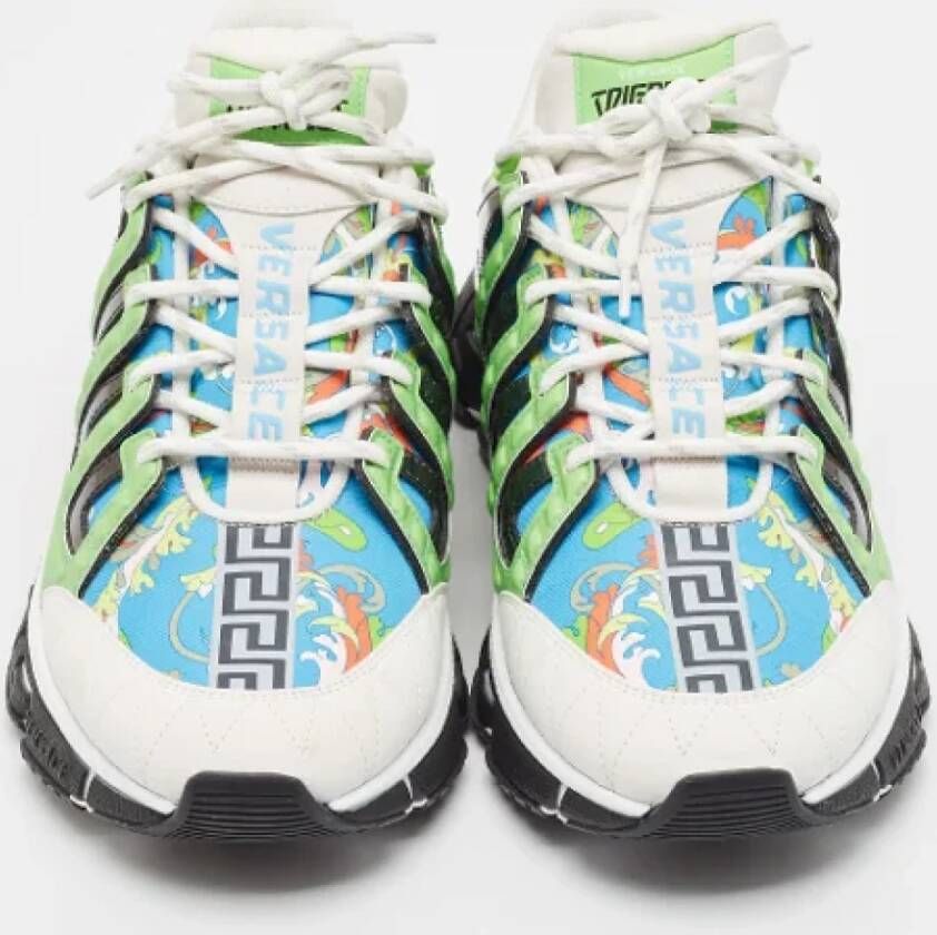 Versace Pre-owned Canvas sneakers Multicolor Heren