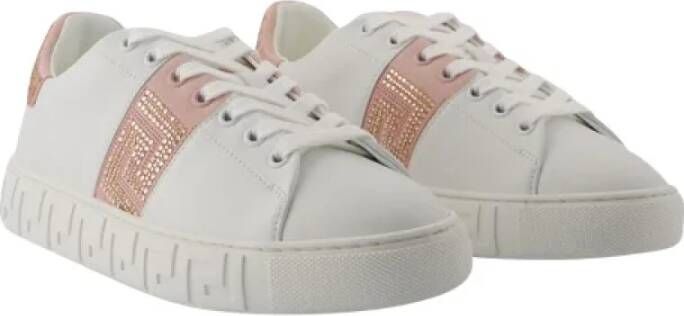 Versace Pre-owned Cotton sneakers White Dames