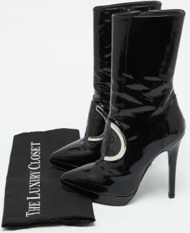 Versace Pre-owned Fabric boots Black Dames