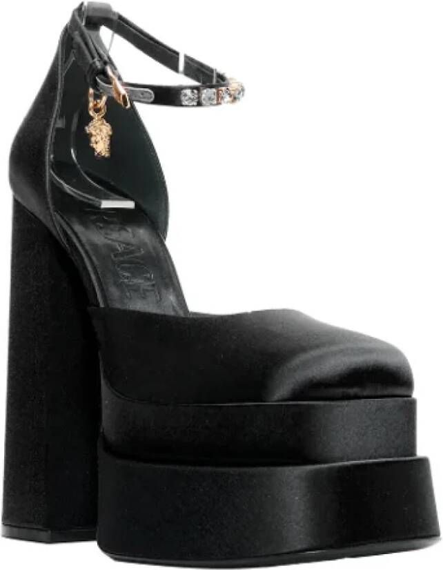 Versace Pre-owned Fabric heels Black Dames